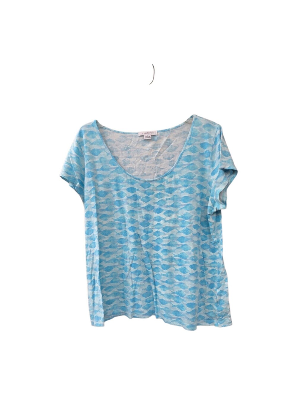 Liz claiborne shortsleeve light blue tshirt womens